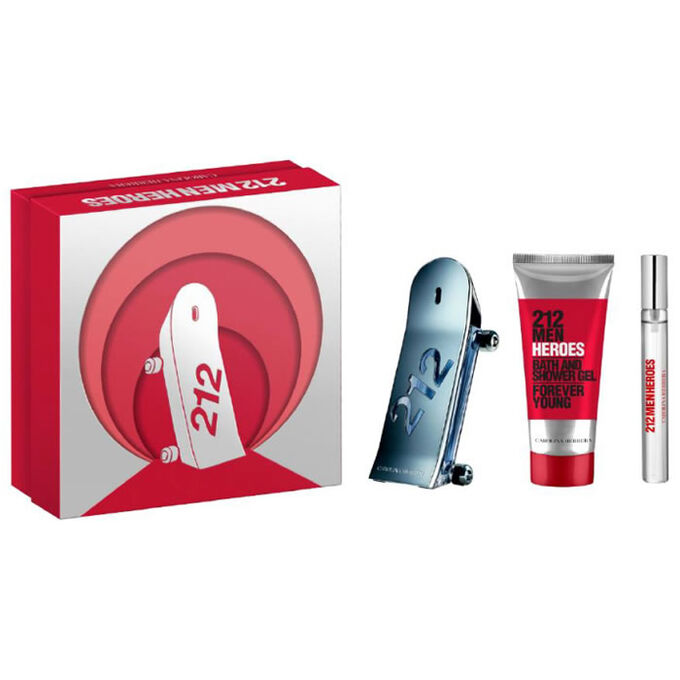 CH 212 HEROS MEN KIT 90ML+10ML+SG - Cod Int: 65141