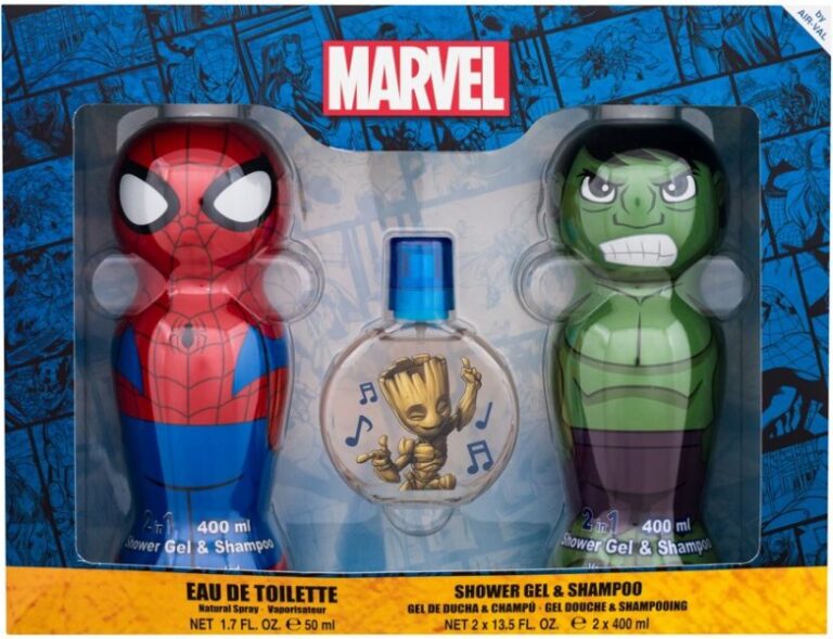 MARVEL SET SHOW/SHAM SPIDER HULK 400ML – Cod Int: 68718