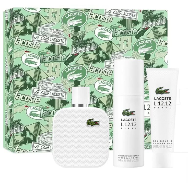 LACOSTE BLANC SET 100ML+S/GEL+DEO  – Cod Int: 73528