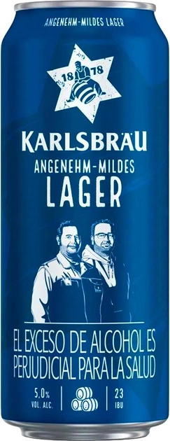 KARLSBRAU CERVEZA LAGER 500ML  - Cod Int: 52890