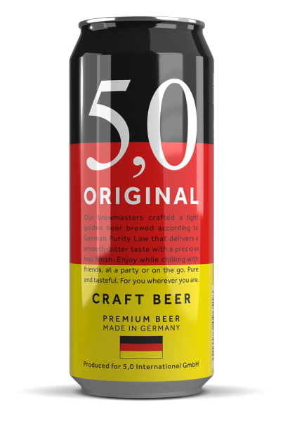 5.0 ORIGINAL CERVEZA CRT ARTEZANAL 500ML - Cod Int: 63773