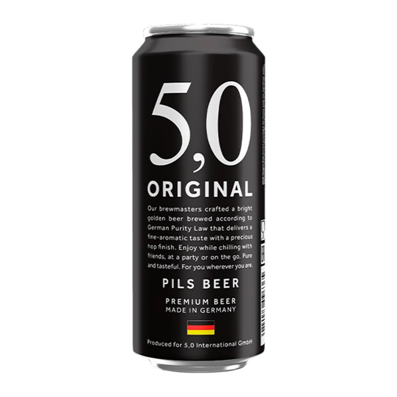5.0 ORIGINAL CERVEZA PLS ARTEZANAL 500ML - Cod Int: 63779