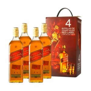 J.WALKER WHISKY RED LABEL PACK C/4 LT.  - Cod Int: 65145