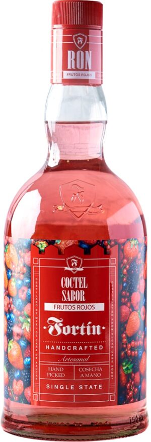 FORTIN RON ARTESANAL S/FRUTOS ROJO 750ML  - Cod Int: 68250
