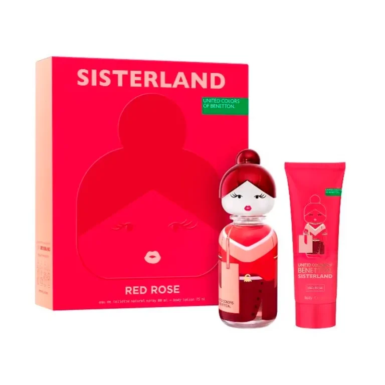KIT BENETTON SISTERL RED ROSE 80ML+BODY  – Cod Int: 77387