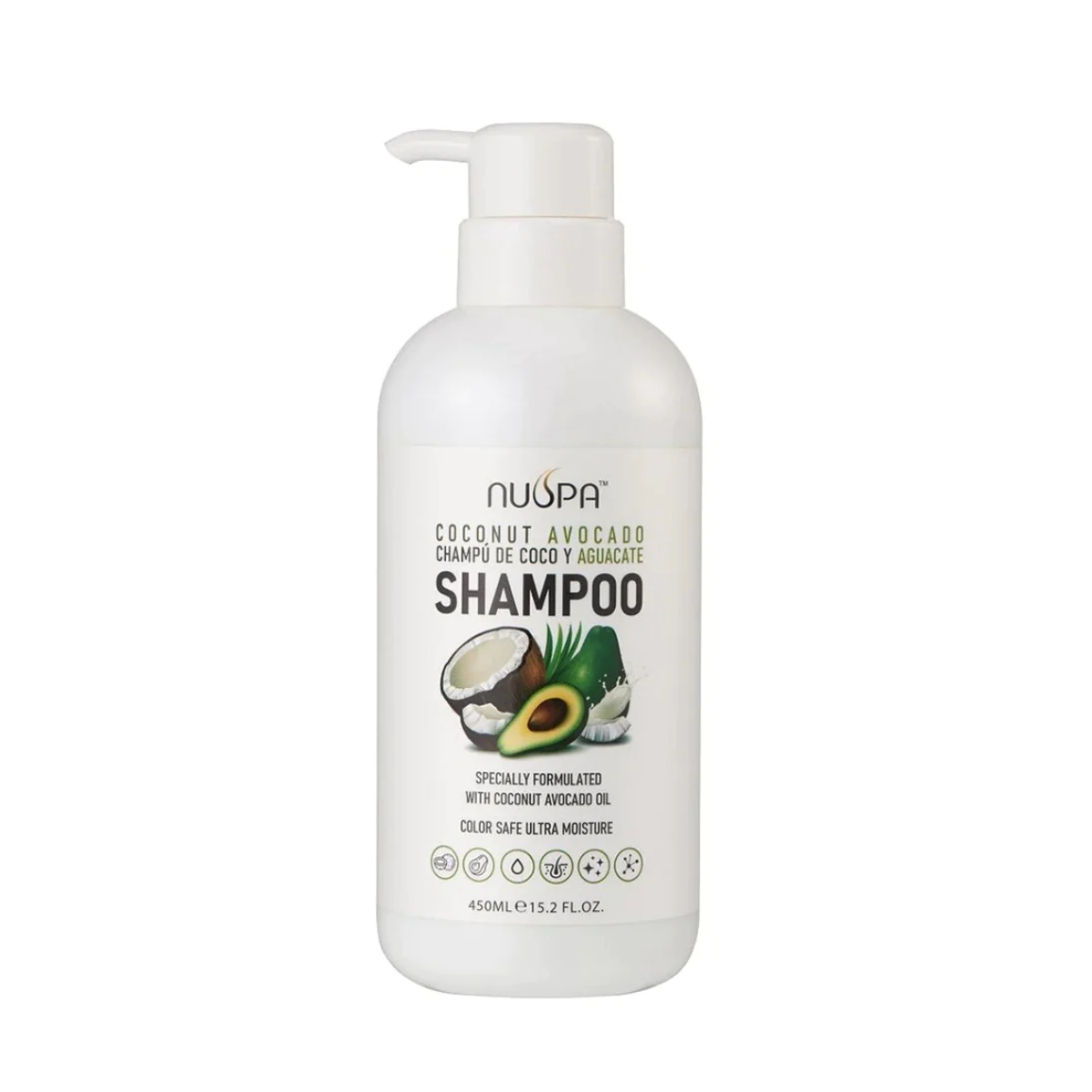NUSPA SHAM COCONUT AVOCADO 450ML  – Cod Int: 66986