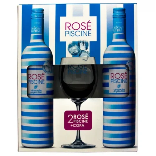 VINOVALIE VINO ROSE PISCINE C/COPA 750ML  – Cod Int: 4339