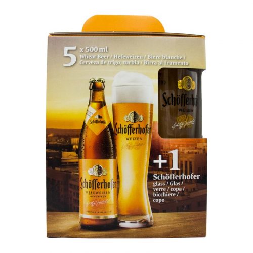 SCHOFFHOFER CERVEZA PACK C/COPA 500ML  – Cod Int: 66633