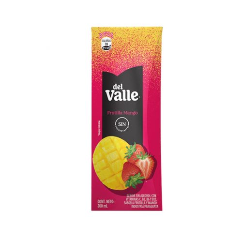 DEL VALLE JUGO FRUTILLA/MANGO 200ML  – Cod Int: 71623