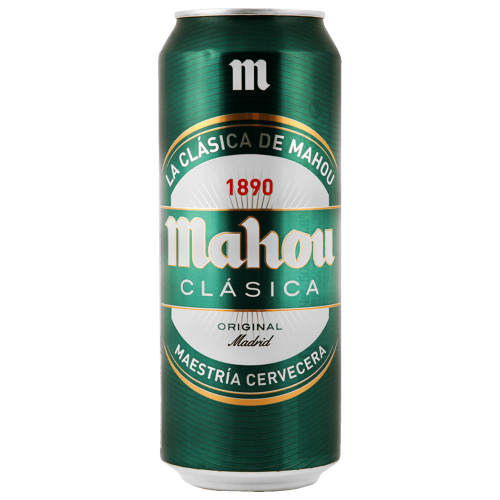 MAHOU 5 ESTRELLA CERVEZA CLAS LATA 500ML  – Cod Int: 72203