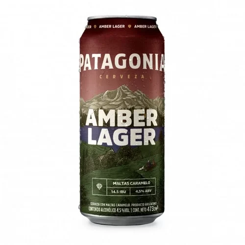 PATAGONIA CERVEZA AMBER LAGER LATA 269ML  – Cod Int: 73645
