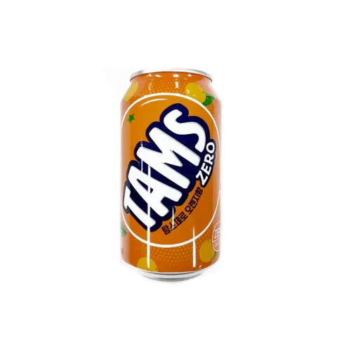 LOTTE GASEOSA TAMS NARANJA ZERO 355ML  – Cod Int: 70067